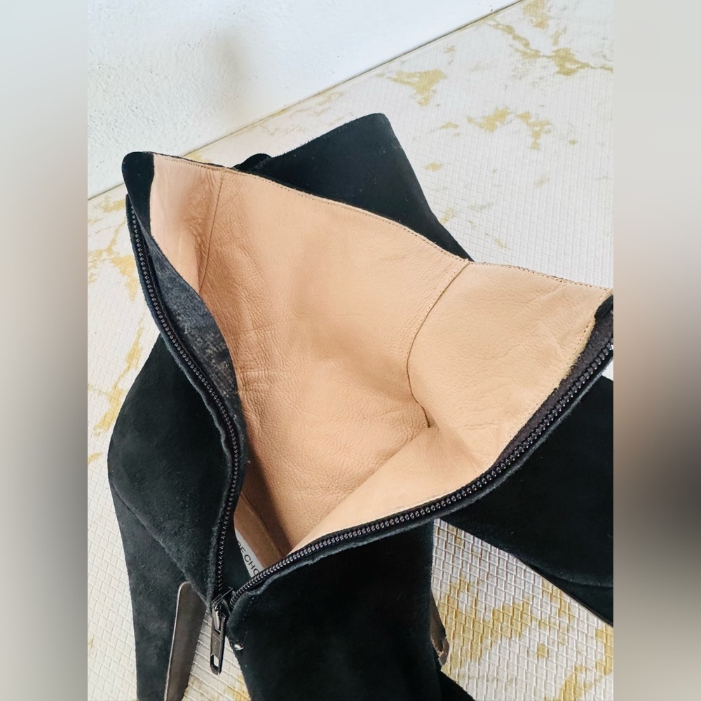 🔥🔥FINAL CLEARENCE🔥🔥 L’AUTRE CHOSE Black Suede Leather Women’s Bootie - Picture 6 of 9